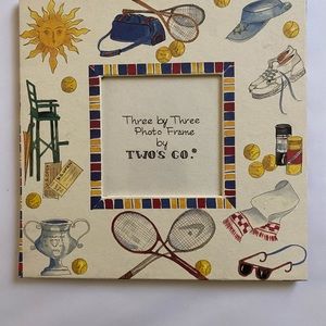 2 picture Frames - 1 tennis and one plain